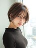【顔周りの悩み解決♪】カット+前髪 or ポイント縮毛矯正¥7900