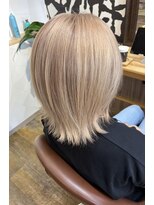 桃の木 ヘアー(桃の木 hair) ホワイトミルクティ(ダブルカラー)