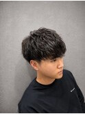 マッシュニュアンスパーマ