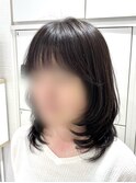 【レイヤーカット】ミディアムレイヤーでも出来ます♪