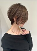 ミルクティーベージュダブルカラーハイライトバレイヤージュ