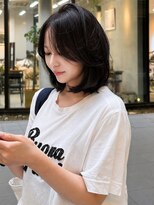 シティ オモテサンドウ(CITY omotesando)&nbsp;韓国ボブ×シースルーバング 顔まわりレイヤー