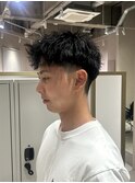 メンズカット/スパイキーショート/ツーブロック/アップバング