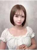 垢抜けカラー 透明感カラー ブラウンカラー