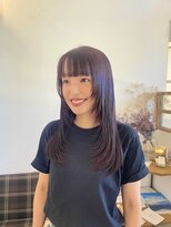 ヘアー ミュゼ 大西店(HAIR Musee) ♪顔まわりレイヤー/ボルドー♪