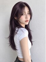 アミリー ひたち野うしく店(Amily)&nbsp;ハイライトバレイヤージュダブルカラーケアブリーチ20代30代