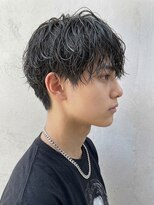 モッズヘアメン 札幌月寒店(mod's hair men)&nbsp;カジュアル学生黒髪ダウンバングツイスパマッシュパーマp1札幌