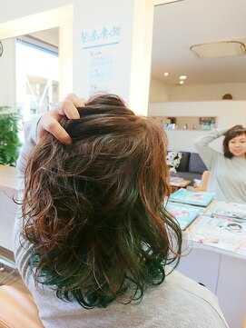 ヘアーパームス(hair palms) インナーカラー