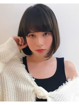 グッデイ ヘアー(GOOD DAY HAIR) 【エッジショートデザインカラー丸みショート無造作カール】