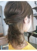 クルリンパでヘアアレンジ