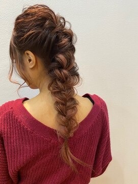 ノチ(Noci) 【Noci】編みおろしルーズアレンジ