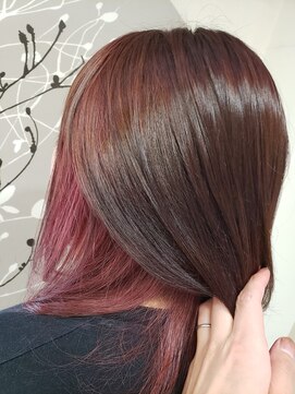 アクタノイド エット 香呂駅前店(actanoid etto) 美髪インナーカラーベリーピンク！