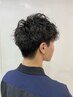メンズカット+ニュアンスパーマ(滞在時間120分)＃大島/大島駅/