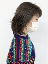 クオリス 上板橋店(QUALIS)&nbsp;ワンカールボブがかわいい★オリーブベージュロブ20代30代