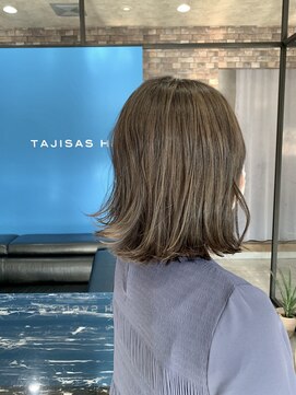 タジサスヘアー(TAJISAS HAIR) ▼外ハネ×ハイライト