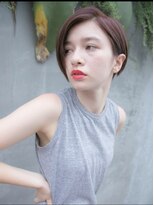 ルティア(Lutia)&nbsp;耳掛けショート　ピンクベージュ