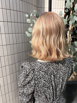 パール(PEAR+L) 最新!ブロンドカラー ふわふわウェーブ