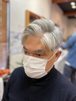 ヘアーフリーティー Hair freety 大人の七三アップバング