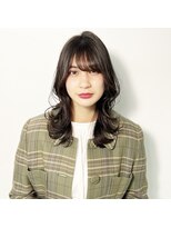 バージョン(Ver.)&nbsp;くびれミディアムレイヤー × オリーブグレージュ