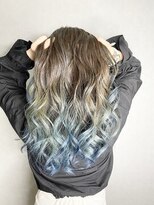 ワット 原宿店(W)&nbsp;【W-ワット-原宿店】ハイトーンブルーグラデ