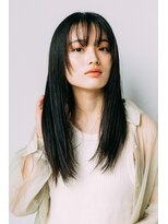 ミットバイツリー 新宿南口(mit by tree) 【mit新宿】アッシュブラック×ニュアンスストレート