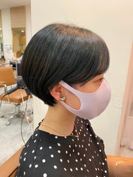 イオエ(ioe) 黒髪/ボブルフ/ネビージュ/小顔/ワンレン/髪質改善/グレージュ