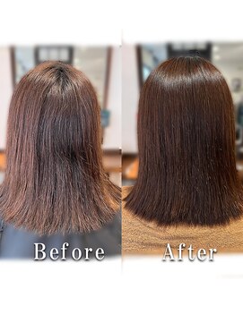 ゴデーレ(GODERE) 切りっぱなしナチュラルストレート黒髪暗髪艶髪20代30代