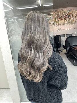 ロンド マーレ 天神大名店(Lond mare) イメチェン/チェリーブラウン/フェミニン/ダークアッシュ/束感