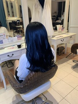 ヘアスタジオ アルス 御池店(hair Studio A.R.S) ブリーチなしブルーブラック