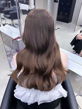 ペレ 栄店(PELE) ウルフ/マチルダボブ/ピンクベージュ/インナーグレージュ/