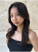 2wayバング 韓国前髪 シースルー ミディアム ヨシンモリ