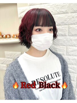 ミウミウヘア(miu miu hair) Red Black！！