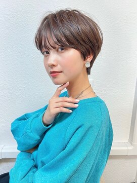 ハウスアンドヘアーワークス(House&Hair works) 前髪長め大人小顔ショート30代40代50代　藤沢