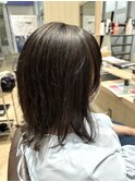 ハイライト×ミディアムレイヤー×透け感×アイロン仕上げ