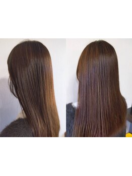 《毎月メンテナンスが必要な白髪染めだから通いやすい価格で♪》髪に優しく明るい色で上品なスタイルに＊