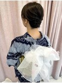 浴衣×アップスタイル