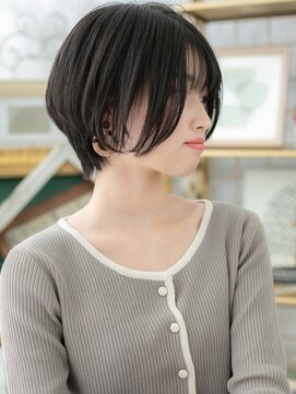 カバーヘア ブリス 上尾西口店(COVER HAIR bliss) アースカラー小顔前下がりショートマッシュc5上尾20代30代40代