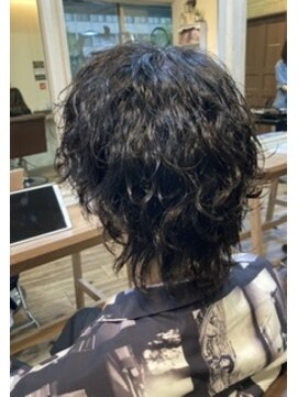 トータルビューティーサロン プリエ(prier) アフロ安藤　メンズパーマ/波巻きパーマ/波打ちパーマ