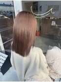 透明感ブラウンカラー