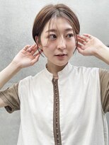 シオン(shion)&nbsp;ワンレン秋色小顔くすみベージュ_39055