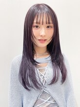 【水素カラー】超高濃度水素パウダーを配合したカラー。染めるだけで髪質改善を叶える◎