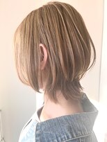 ラフ(RaF*) 透明感シルキーベージュカラー大人可愛いクラゲヘアー20代30代