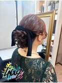 【ヘアセット】王道列席アップヘア /茅ヶ崎ヘアセット/早朝