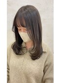 グレージュ/レイヤーカット
