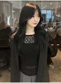 韓国風レイヤーカットくびれ巻き/天神大名