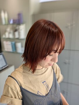 エイト 沖縄豊崎店(EIGHT toyosaki) 【EIGHT 豊崎】お客様スタイル…ワンブリーチ×マロンブラウン