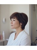 大人ショート４0代【松戸#五香#白髪染め#カラー専門店】