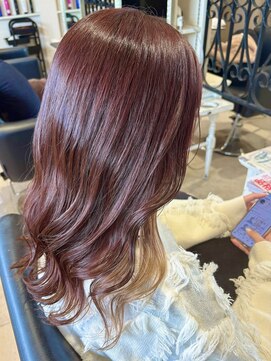 アクトエスポワール(Act espoir) ピンクカラー｜インナーカラーベージュ