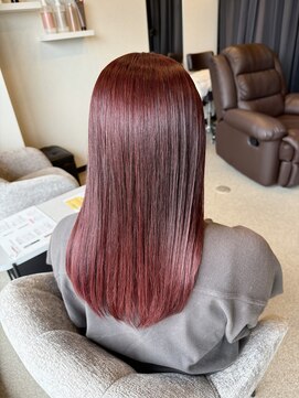 フィオーレ ヘアデザイン(FIORE hair design) ビビットレッド