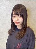 大人可愛い20代30代40代小顔レイヤーウェーブミディアムウルフ